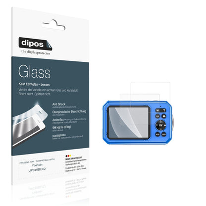 Matte Displayschutzfolie von dipos passend für Yixinxin UP019BU02, 9H kratzfest und blasenfrei montiert