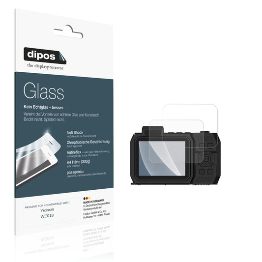 Matte Displayschutzfolie von dipos passend für Yixinxin WE018, 9H kratzfest und blasenfrei montiert