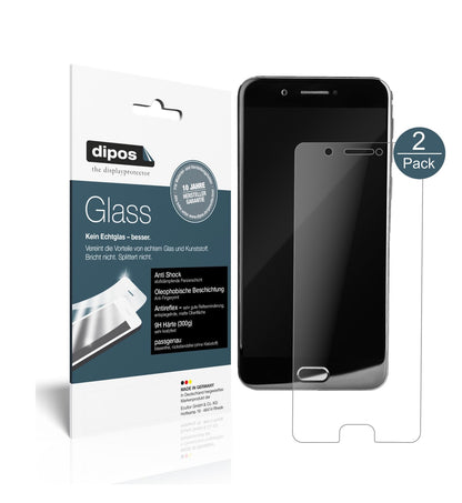 Matte Displayschutzfolie von dipos passend für YotaPhone 3, 9H kratzfest und blasenfrei montiert
