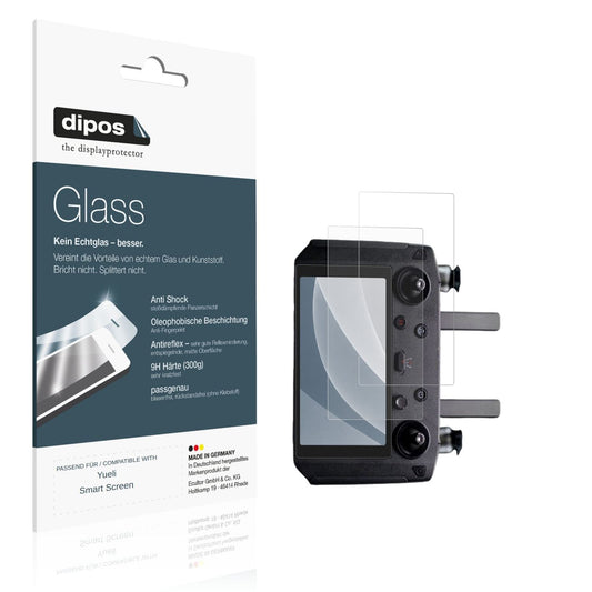 Matte Displayschutzfolie von dipos passend für Yueli Smart Screen, 9H kratzfest und blasenfrei montiert