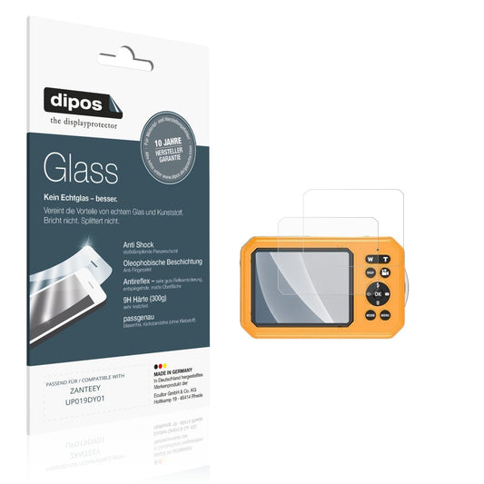 Matte Displayschutzfolie von dipos passend für ZANTEEY UP019DY01, 9H kratzfest und blasenfrei montiert