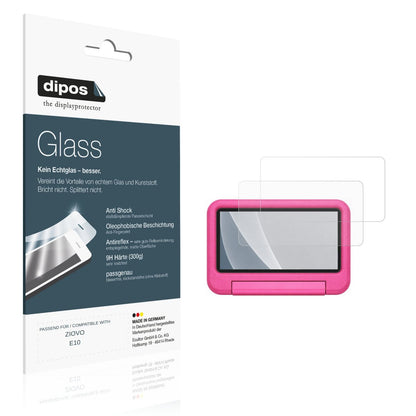 Matte Displayschutzfolie von dipos passend für ZIOVO E10, 9H kratzfest und blasenfrei montiert