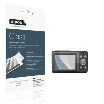 Matte Displayschutzfolie von dipos passend für Zostuic DC403, 9H kratzfest und blasenfrei montiert