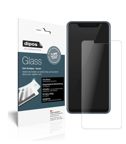 Matte Displayschutzfolie von dipos passend für ZTE Axon 9 Pro, 9H kratzfest und blasenfrei montiert
