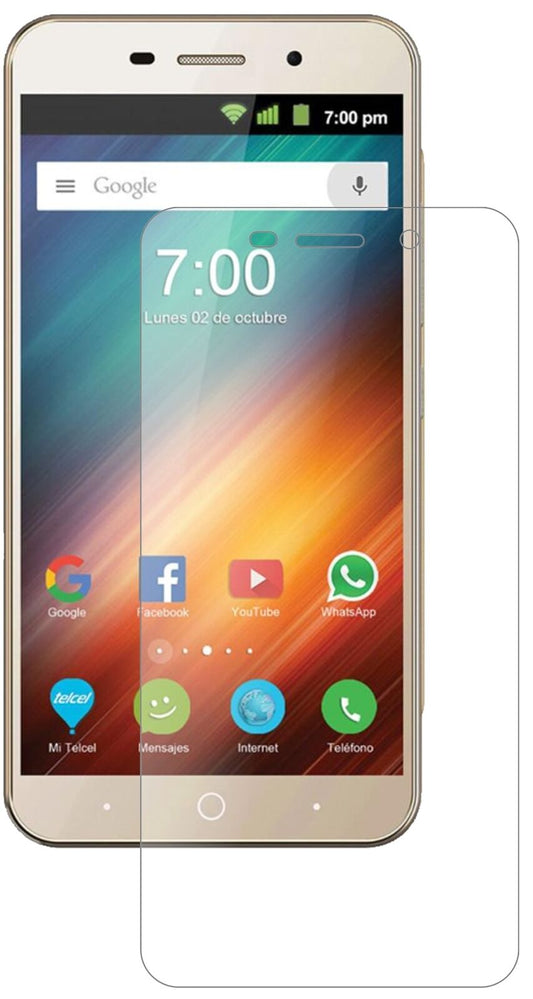 Matte Displayschutzfolie von dipos passend für ZTE Blade A602, 9H kratzfest und blasenfrei montiert