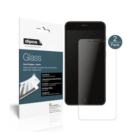 Matte Displayschutzfolie von dipos passend für ZTE Blade A610 Plus, 9H kratzfest und blasenfrei montiert