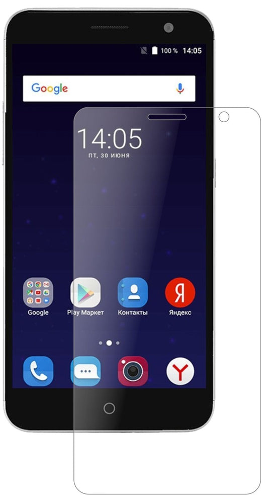 Matte Displayschutzfolie von dipos passend für ZTE Blade V7 Plus, 9H kratzfest und blasenfrei montiert