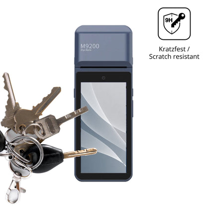 dipos Displayschutz für Pax M9200, mattierte Oberfläche, robuste Festigkeit und perfekte Passform