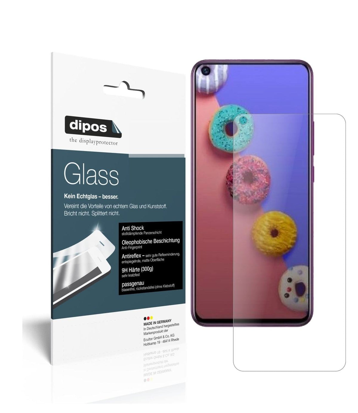 1x 9H Schutzfolie matt für Infinix S5 Lite Panzerfolie