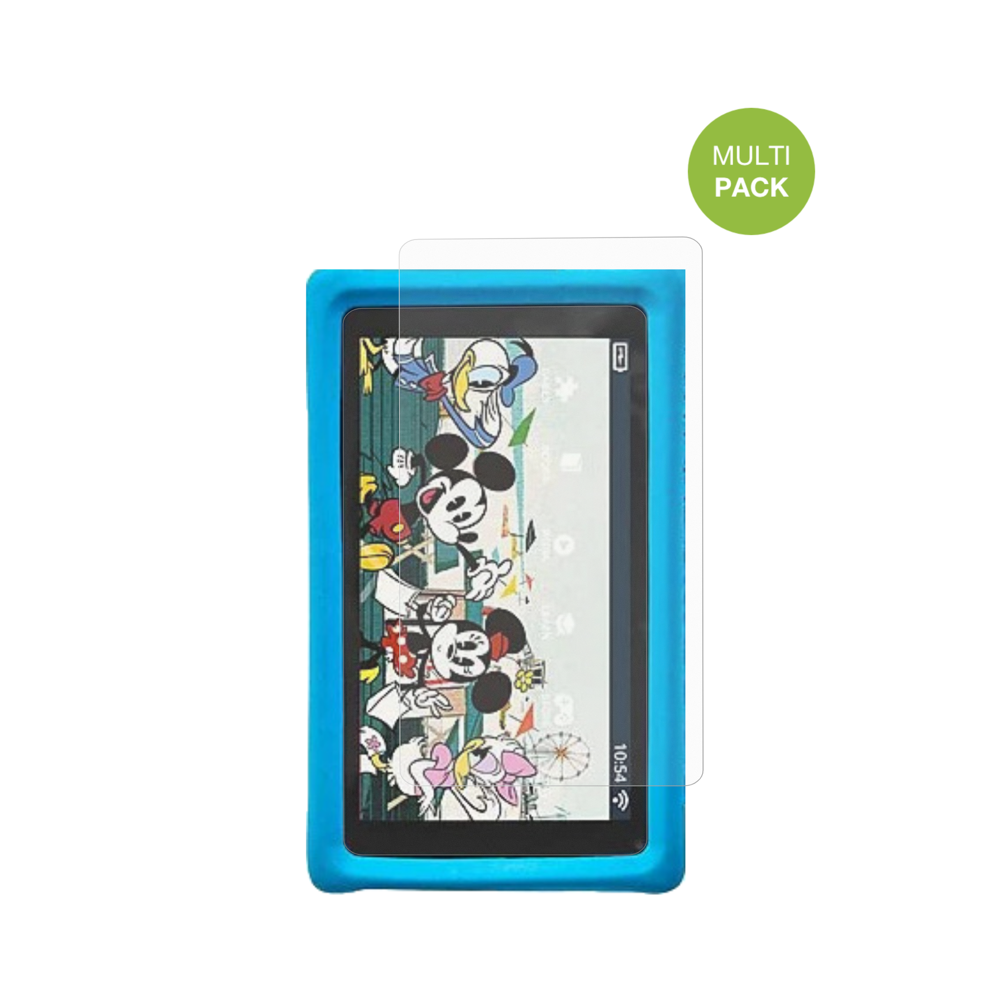 PebbleGear Disney mit aufgebrachter dipos Displayschutzfolie, die lästige Fingerabdrücke minimiert