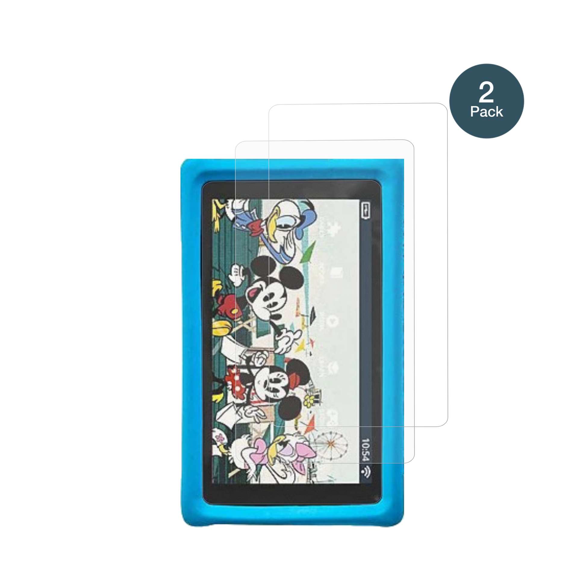 PebbleGear Disney mit aufgebrachter dipos Panzerfolie, die lästige Fingerabdrücke minimiert