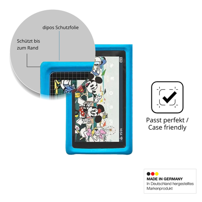 Schutzglasfolie mit optimaler Passform, zur Verwendung mit Hüllen geeignet