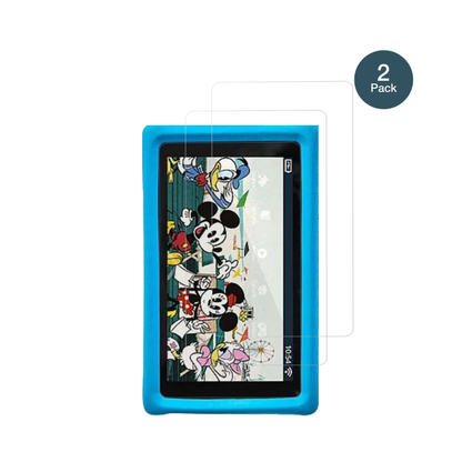 PebbleGear Disney mit aufgebrachter dipos Flex Schutzfolie, glasklare Darstellung ohne Einschränkungen