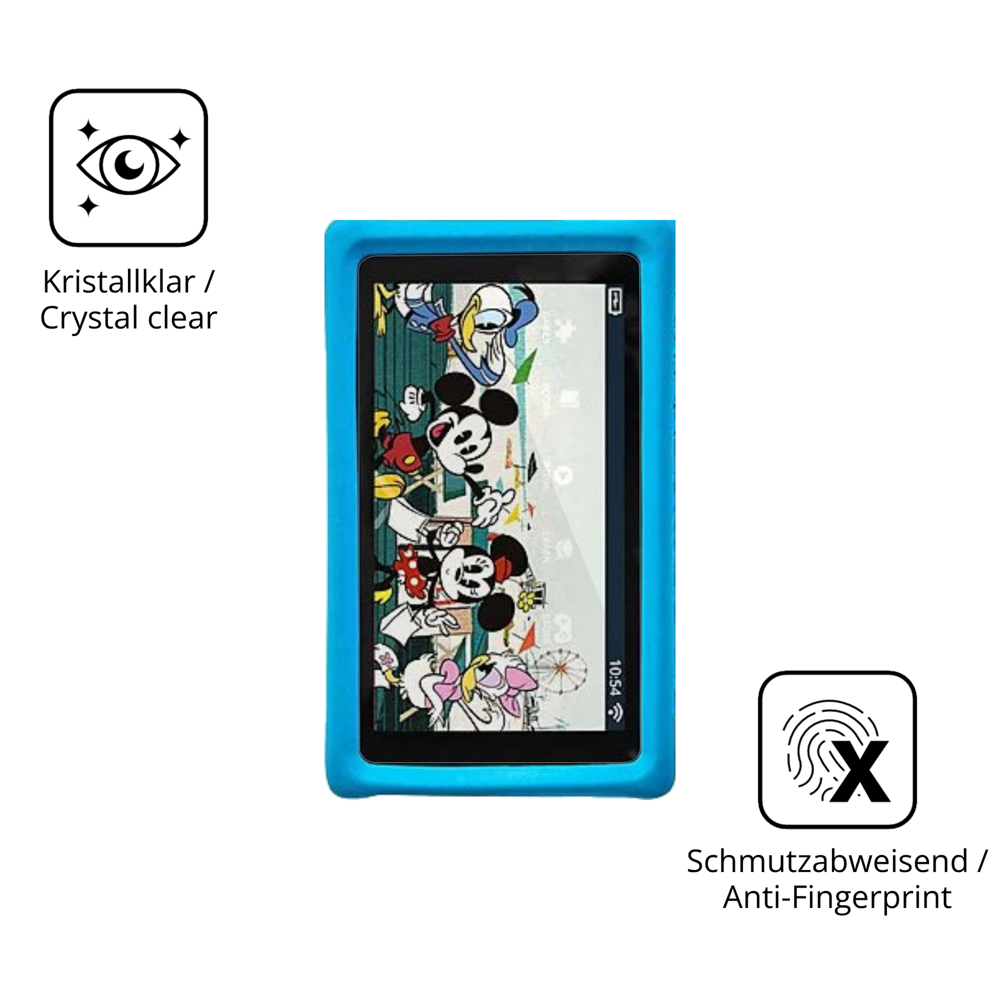 Flexible TPU-Folie passend zugeschnitten für Pebble Gear Disney, vollständige Abdeckung