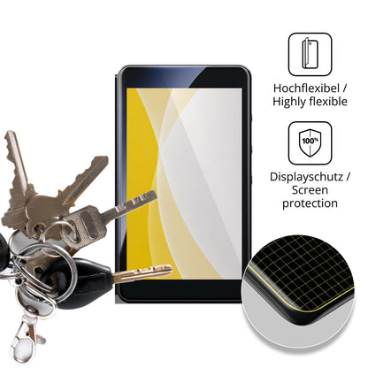 dipos Displayschutz für PECSU G4S, transparente Oberfläche, geringe Dicke und perfekte Passform