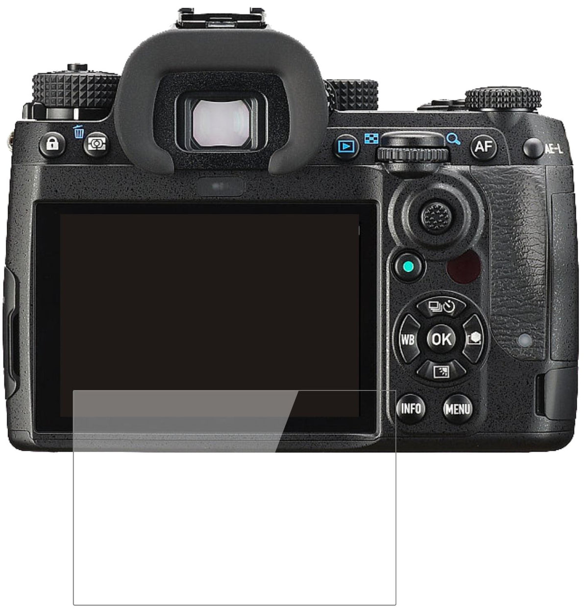 1x 9H Schutzfolie für Pentax K-3 III Panzerfolie