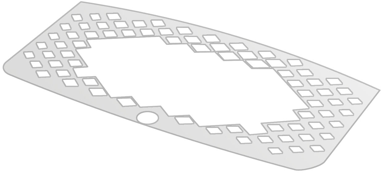 dipos Displayschutz für Philips EP5447/90 Tropfblech, mattierte Oberfläche, geringe Dicke und perfekte Passform