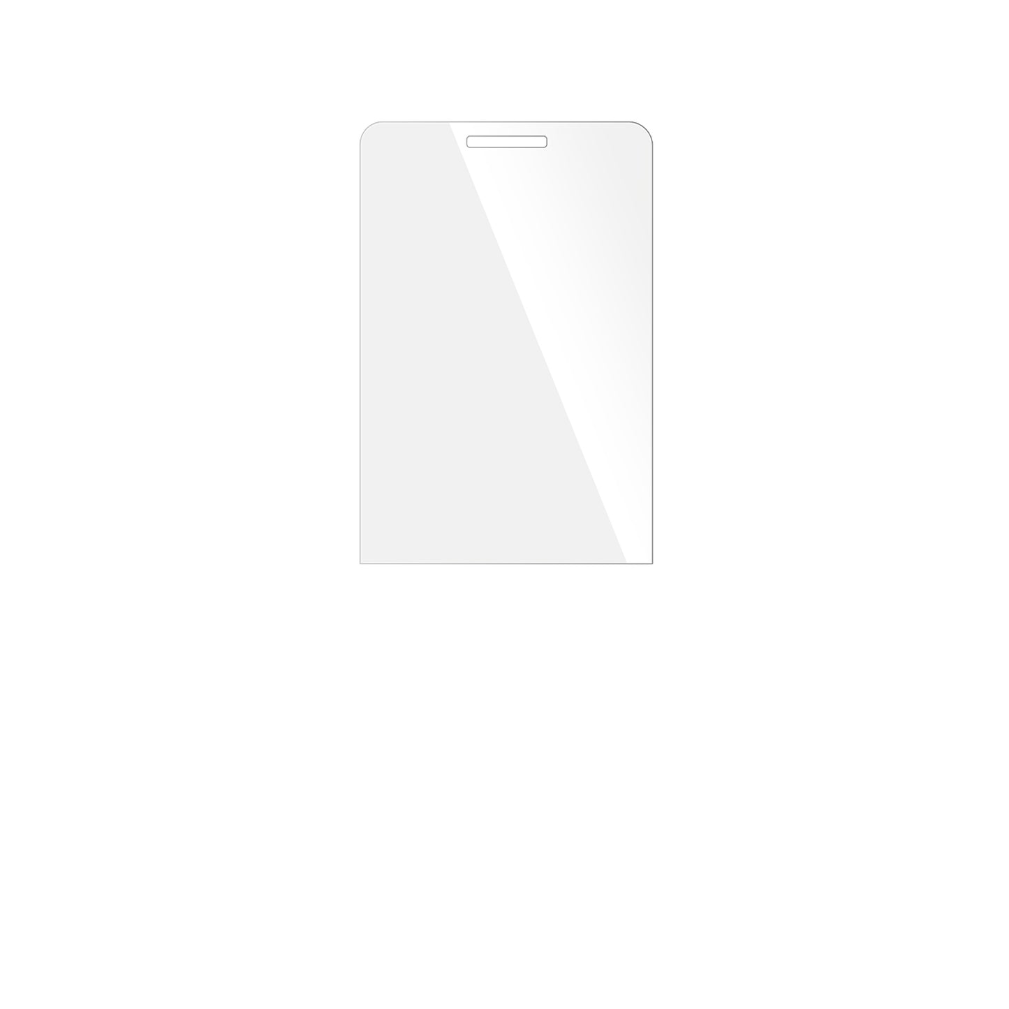 dipos Displayschutz für Philips Xenium E185, transparente Oberfläche, geringe Dicke und perfekte Passform