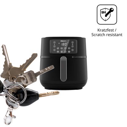 dipos Displayschutz für Philips Airfryer 5000 Series XXL, mattierte Oberfläche, robuste Festigkeit und perfekte Passform