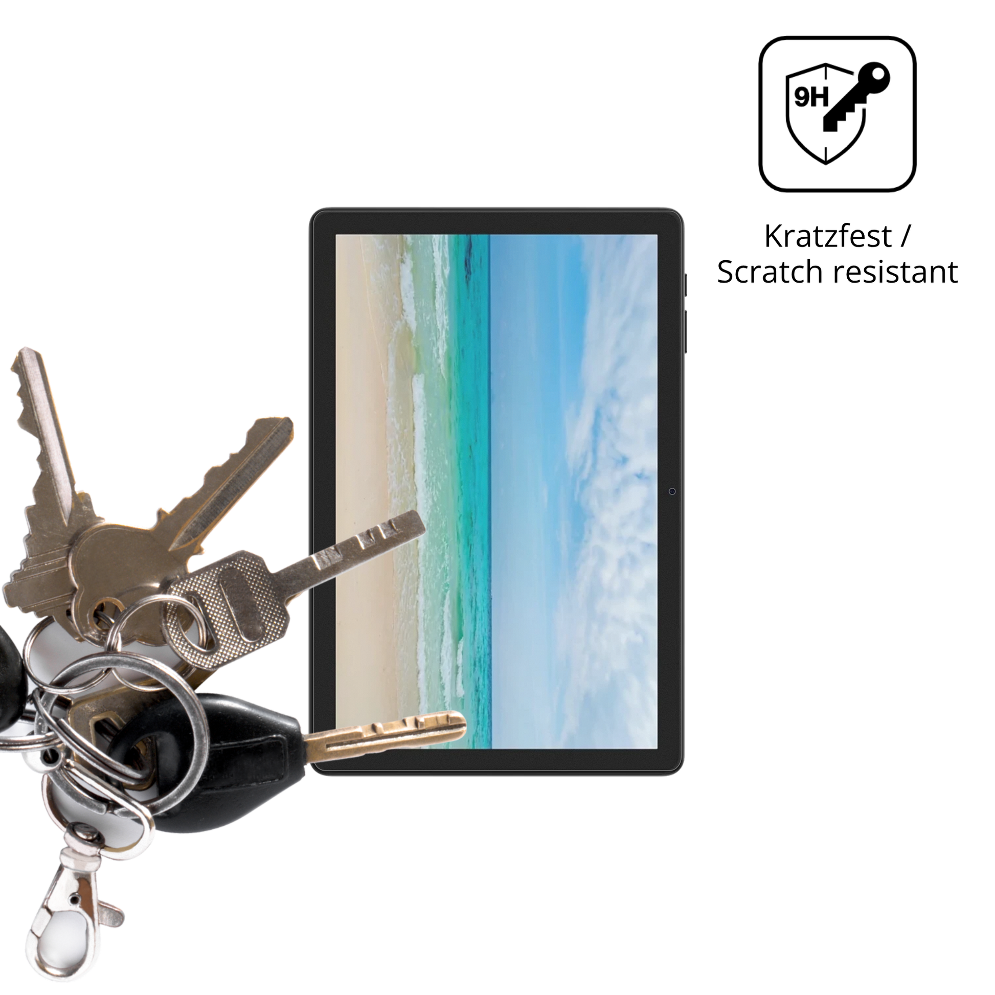 dipos Displayschutz für Philips T7305, mattierte Oberfläche, robuste Festigkeit und perfekte Passform