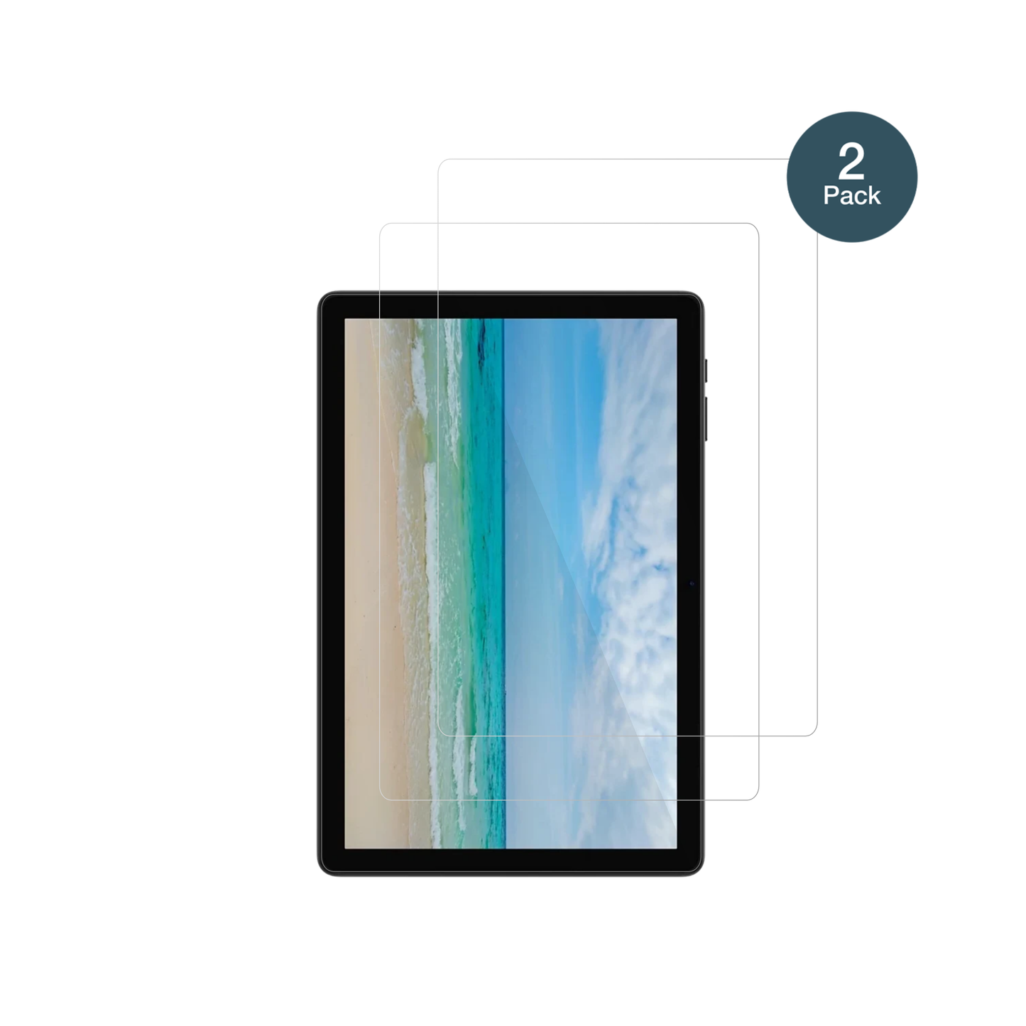 PhilipsT7305 mit aufgebrachter dipos Flex Schutzfolie, glasklare Darstellung ohne Einschränkungen