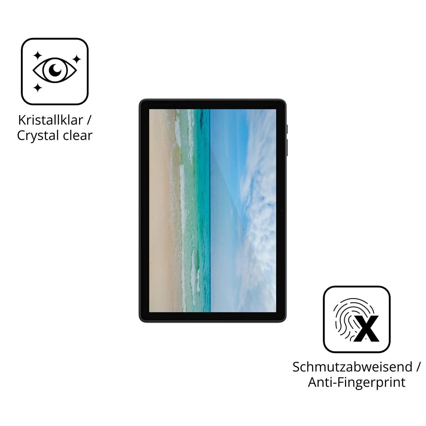 Flexible TPU-Folie passend zugeschnitten für Philips T7305, vollständige Abdeckung