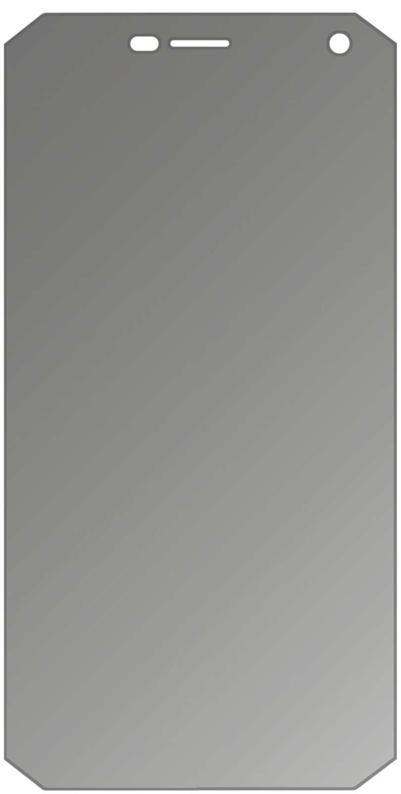 dipos Displayschutz für Phonemax Rockey 2, mattierte Oberfläche, Blickschutzfilter und perfekter Passform