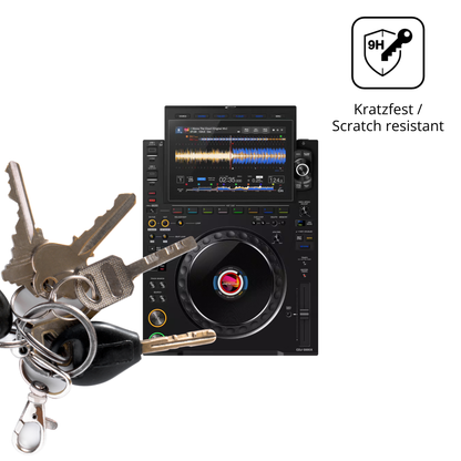 dipos Displayschutz für Pioneer CDJ 3000X, mattierte Oberfläche, robuste Festigkeit und perfekte Passform