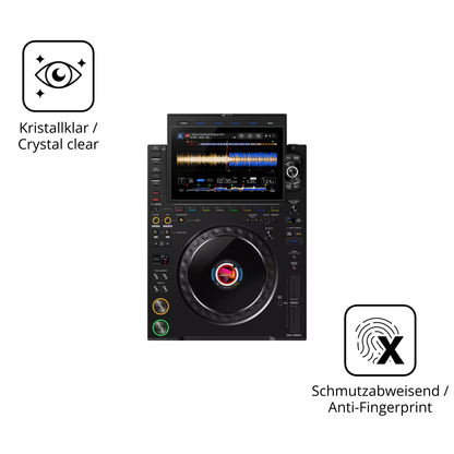 Flexible TPU-Folie passend zugeschnitten für Pioneer CDJ 3000X, vollständige Abdeckung