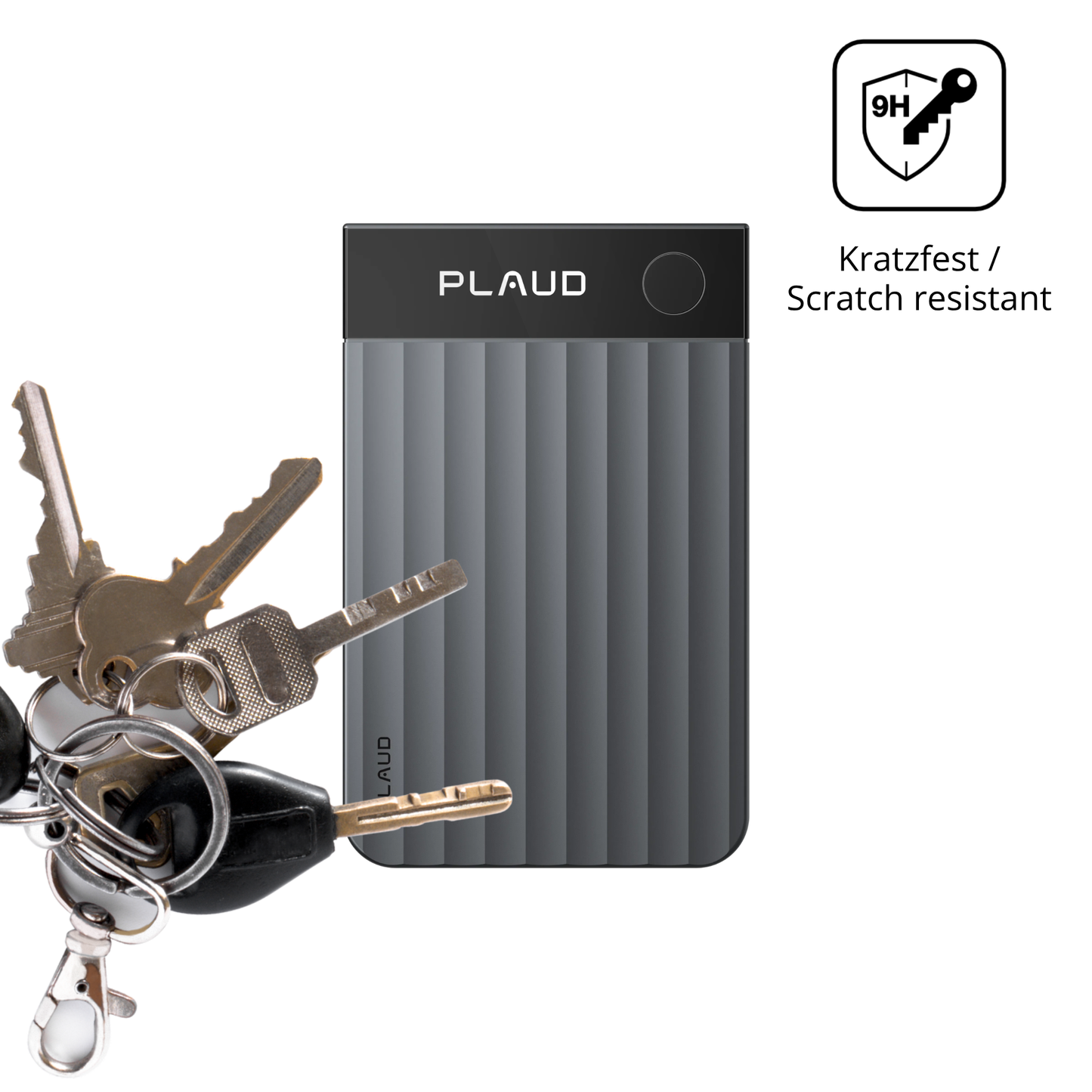dipos Displayschutz für PLAUD Note Pro, transparente Oberfläche, perfekte Passform auch für die Rundungen