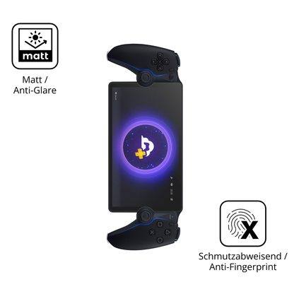 Dünne und entspiegelnde Folie passend zugeschnitten für Playstation Portal Remote 8 Zoll