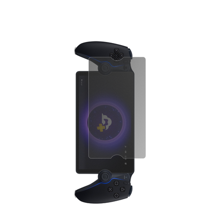 PlaystationPortal Remote 8 Zoll mit aufgebrachtem dipos Displayschutz, der seitliche Einblicke blockiert