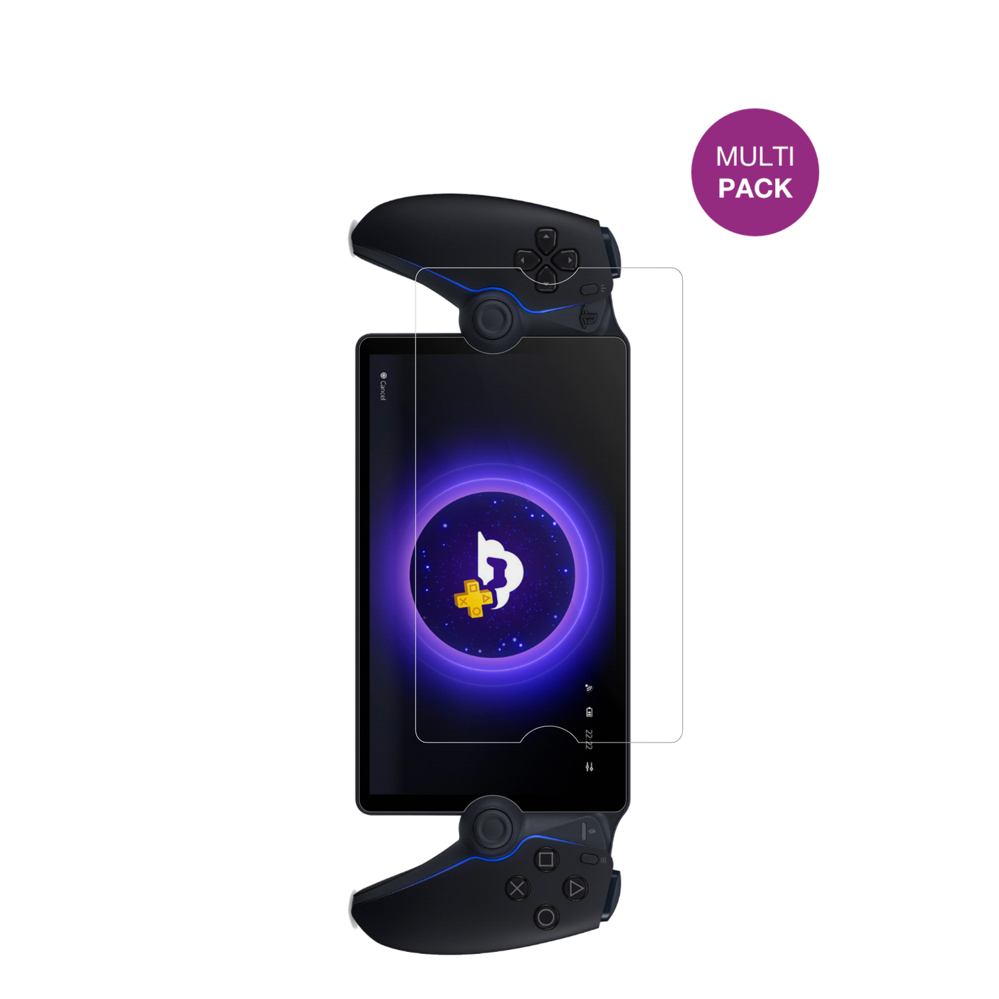 PlaystationPortal Remote 8 Zoll mit aufgebrachter dipos Displayschutzfolie, glasklare Darstellung ohne Einschränkungen