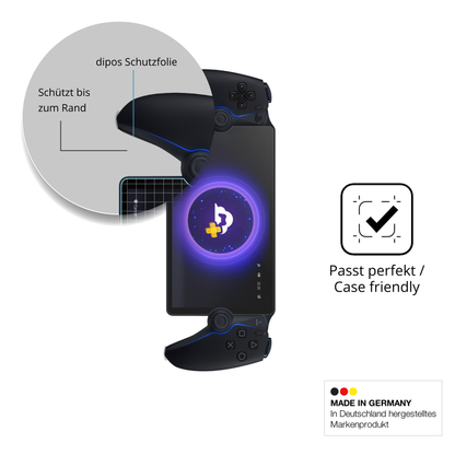 Schutzglasfolie mit optimaler Passform, zur Verwendung mit Hüllen geeignet