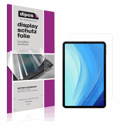 2x Schutzfolie klar für Pockam P13 Display-Schutzfolie