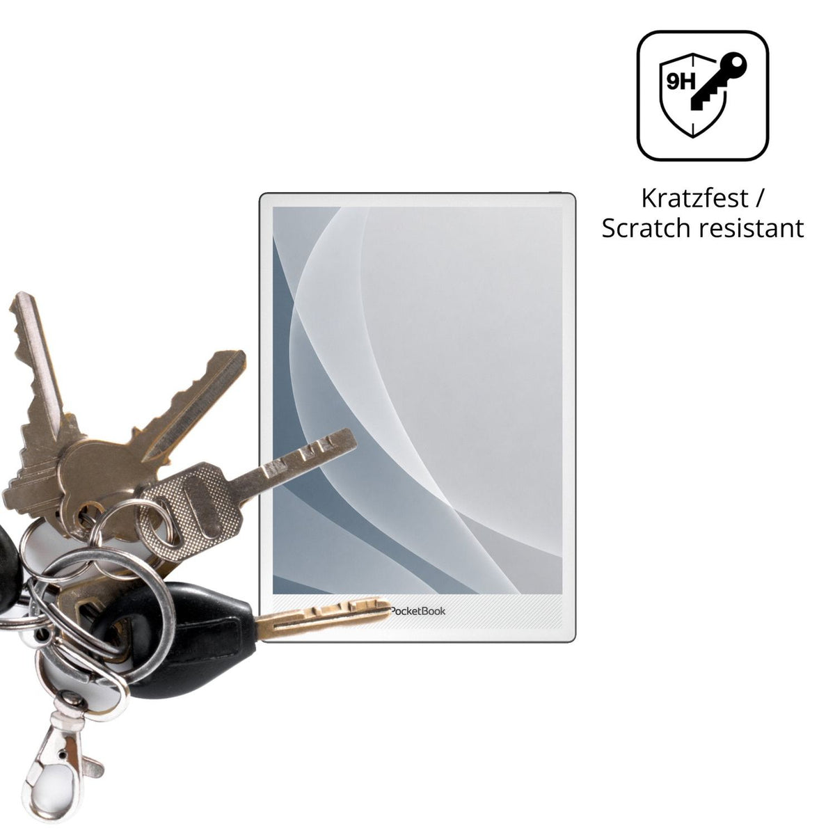 dipos Displayschutz für PocketBook InkPad One, mattierte Oberfläche, robuste Festigkeit und perfekte Passform