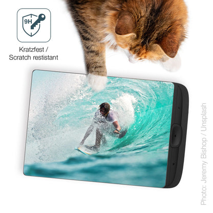 dipos Displayschutz für PocketBook Pova 6 Neo 5G, transparente Oberfläche, perfekte Passform auch für die Rundungen