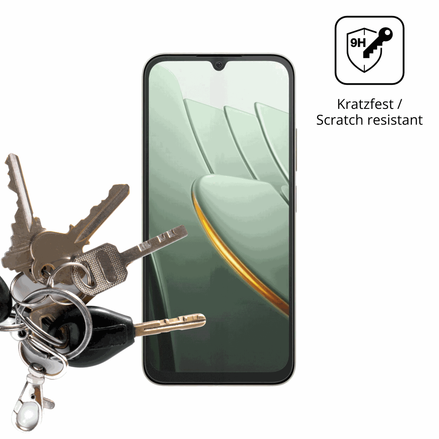 dipos Displayschutz für POCO C81 Pro, mattierte Oberfläche, robuste Festigkeit und perfekte Passform