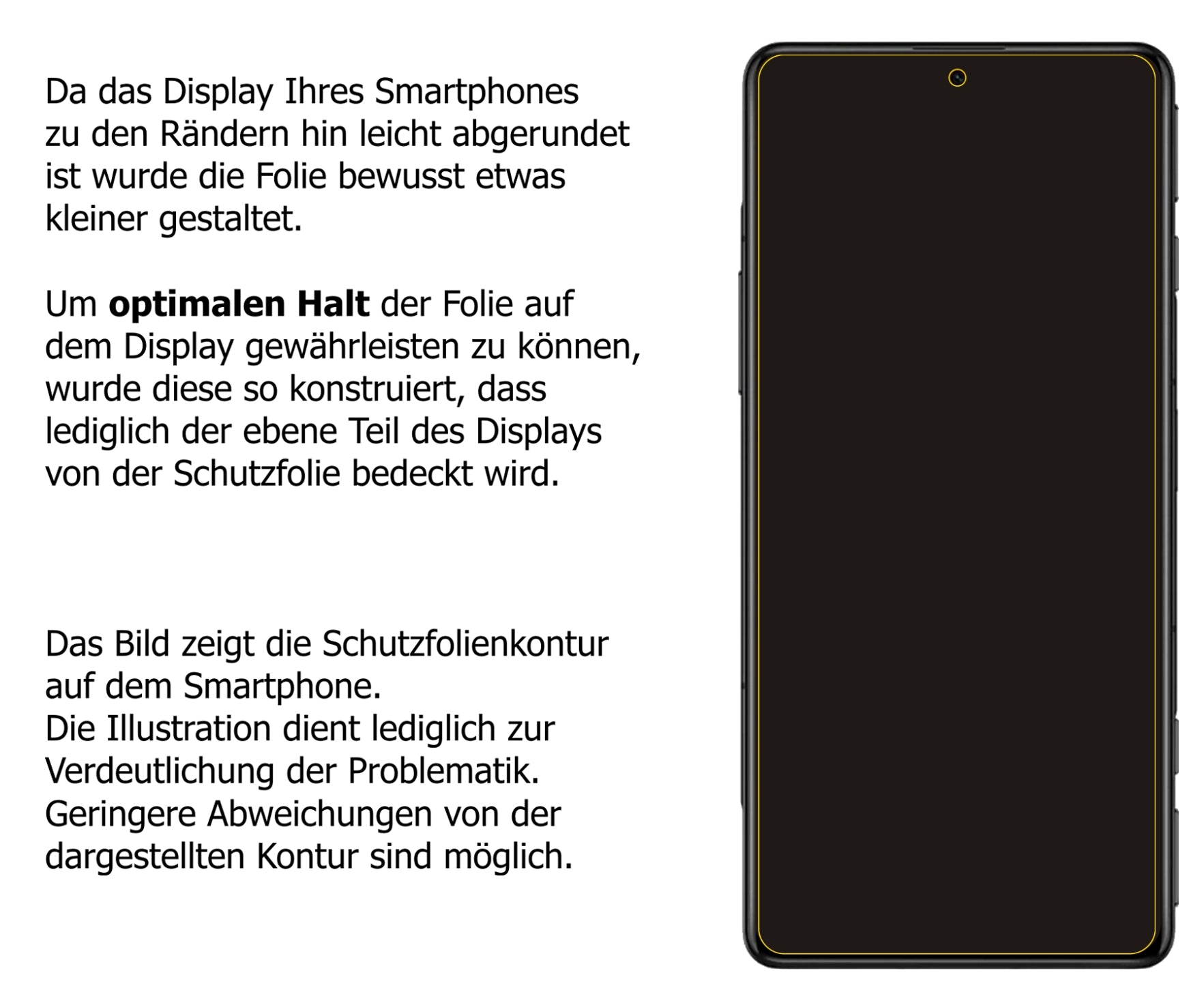 dipos Displayschutz für Poco F3 GT, mattierte Oberfläche, robuste Festigkeit und perfekte Passform