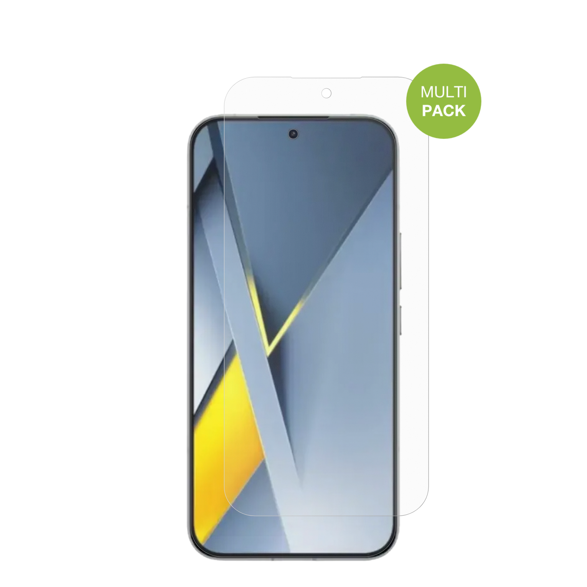 PocoF8 Ultra mit aufgebrachter dipos Displayschutzfolie, die lästige Fingerabdrücke minimiert