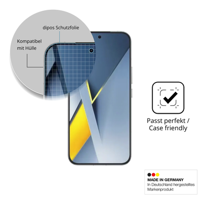 Schutzfolie mit optimaler Passform, zur Verwendung mit Hüllen geeignet