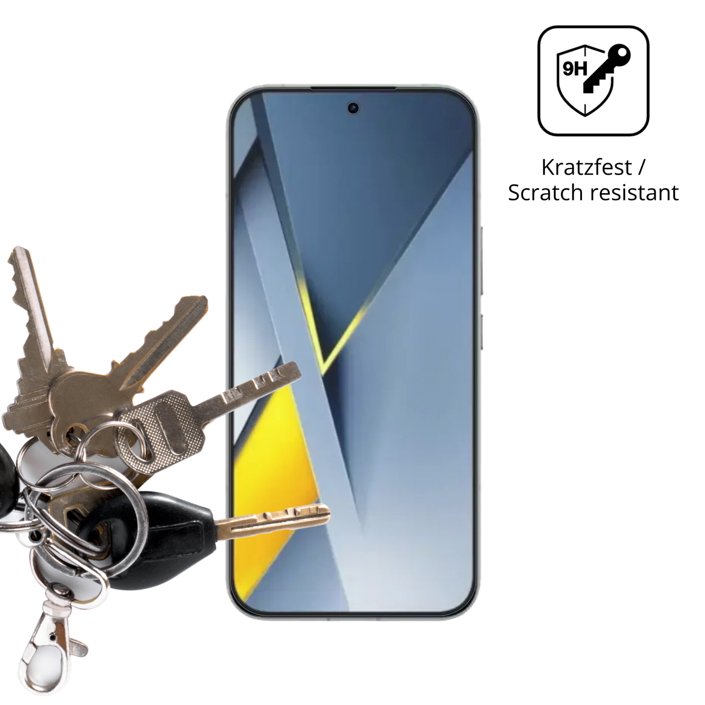 dipos Displayschutz für Poco F8 Pro, mattierte Oberfläche, robuste Festigkeit und perfekte Passform