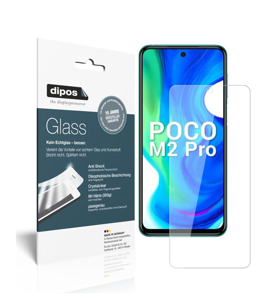 2x 9H Schutzfolie für Xiaomi Poco M2 Pro Panzerfolie