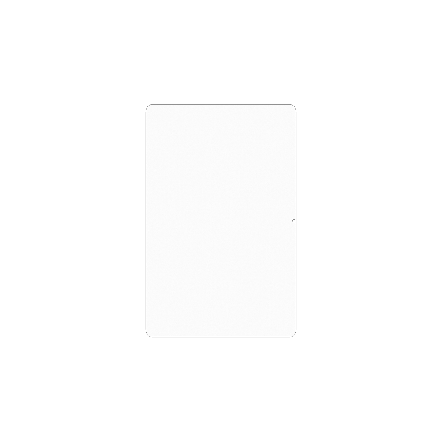 dipos Displayschutz für Poco Pad X1, mattierte Oberfläche, geringe Dicke und perfekte Passform