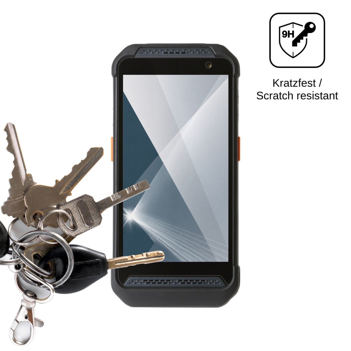 2x 9H Schutzfolie für Point Mobile PM86 Panzerfolie