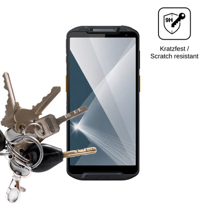 2x 9H Schutzfolie für Point Mobile PM95 Panzerfolie