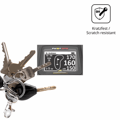 dipos Displayschutz für PowaKaddy FW5s, mattierte Oberfläche, robuste Festigkeit und perfekte Passform