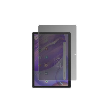 pritomm10 tab 10 plus mit aufgebrachtem dipos Displayschutz, der seitliche Einblicke blockiert