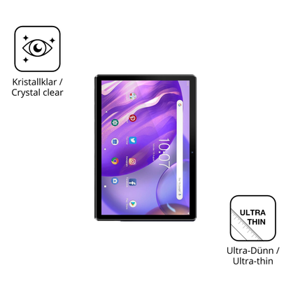 Dünne und klare Folie passend zugeschnitten für pritomm10 tab 10 plus