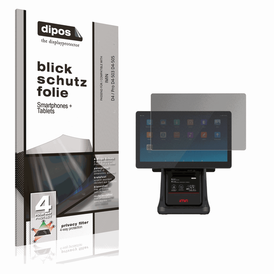 Blickschutzfolie für IMIN D4 / Pro D4-503 D4-505 matt Schutzfolie Privacy